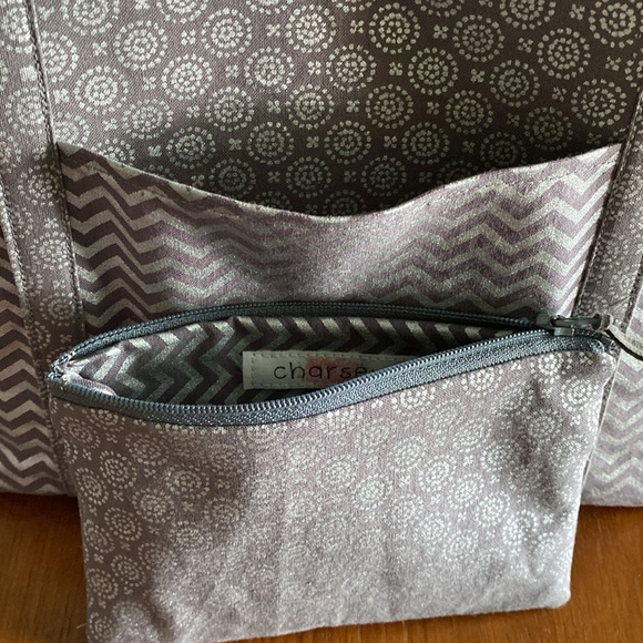 NWOT Handmade Zip Top Cotton Tote - Picture 12 of 16